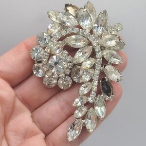 Vintage Juliana Brooch Rhinestone FOR REPAIR